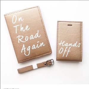 Passport case and luggage tag